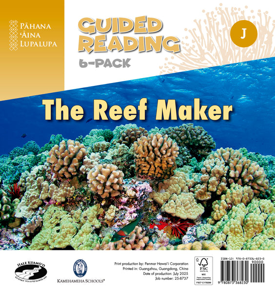 The Reef Maker (J) – Guided Reading 6-Pack (PAL 2)