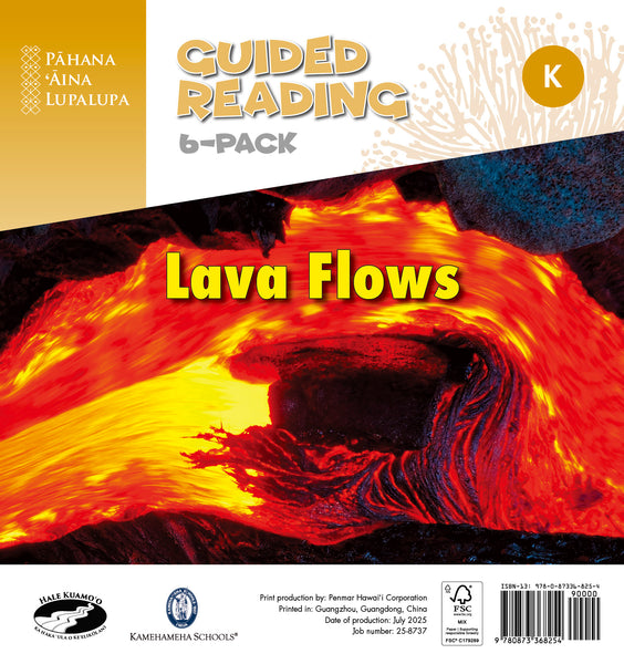 Lava Flows (K) – Guided Reading 6-Pack (PAL 2)