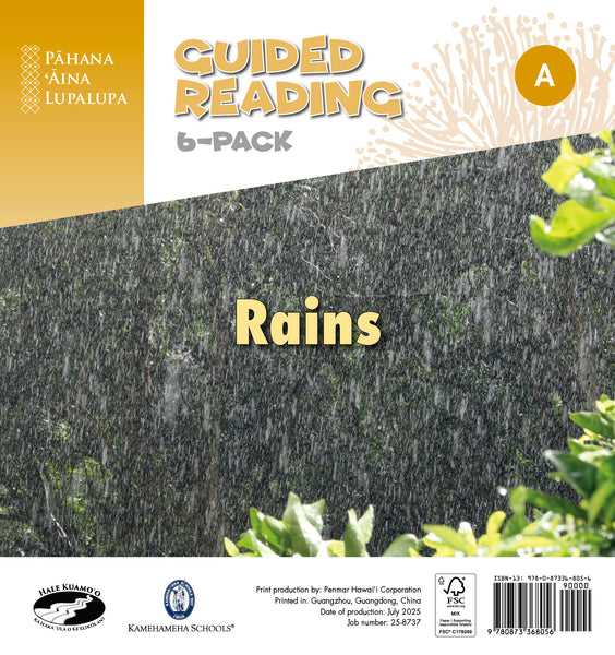 Rains (A) – Guided Reading 6-Pack (PAL 2)