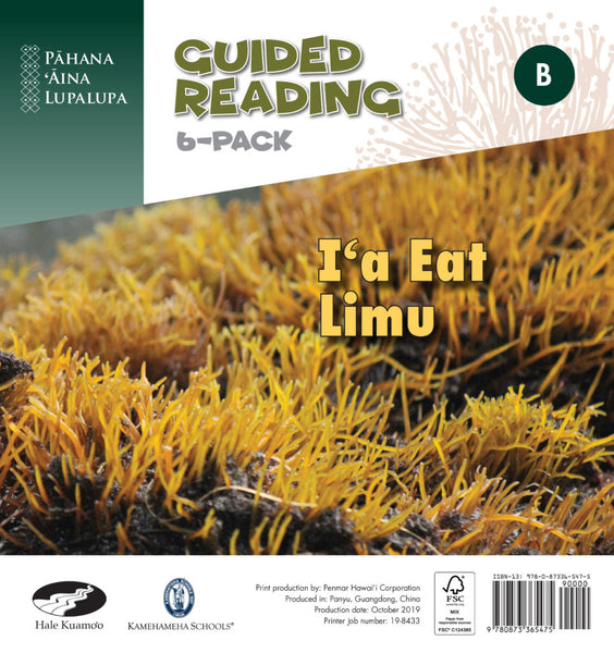 I‘a Eat Limu (B) – Guided Reading 6-Pack (PAL)