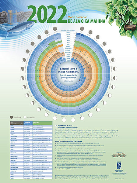 2022 Ke Ala o ka Mahina / Moon Calendar